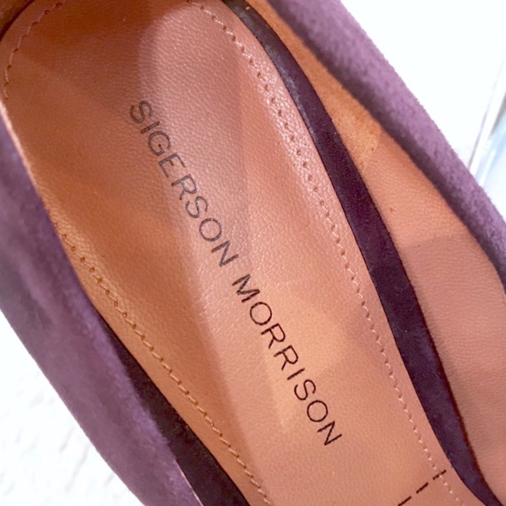 Purple silver stunning shoes